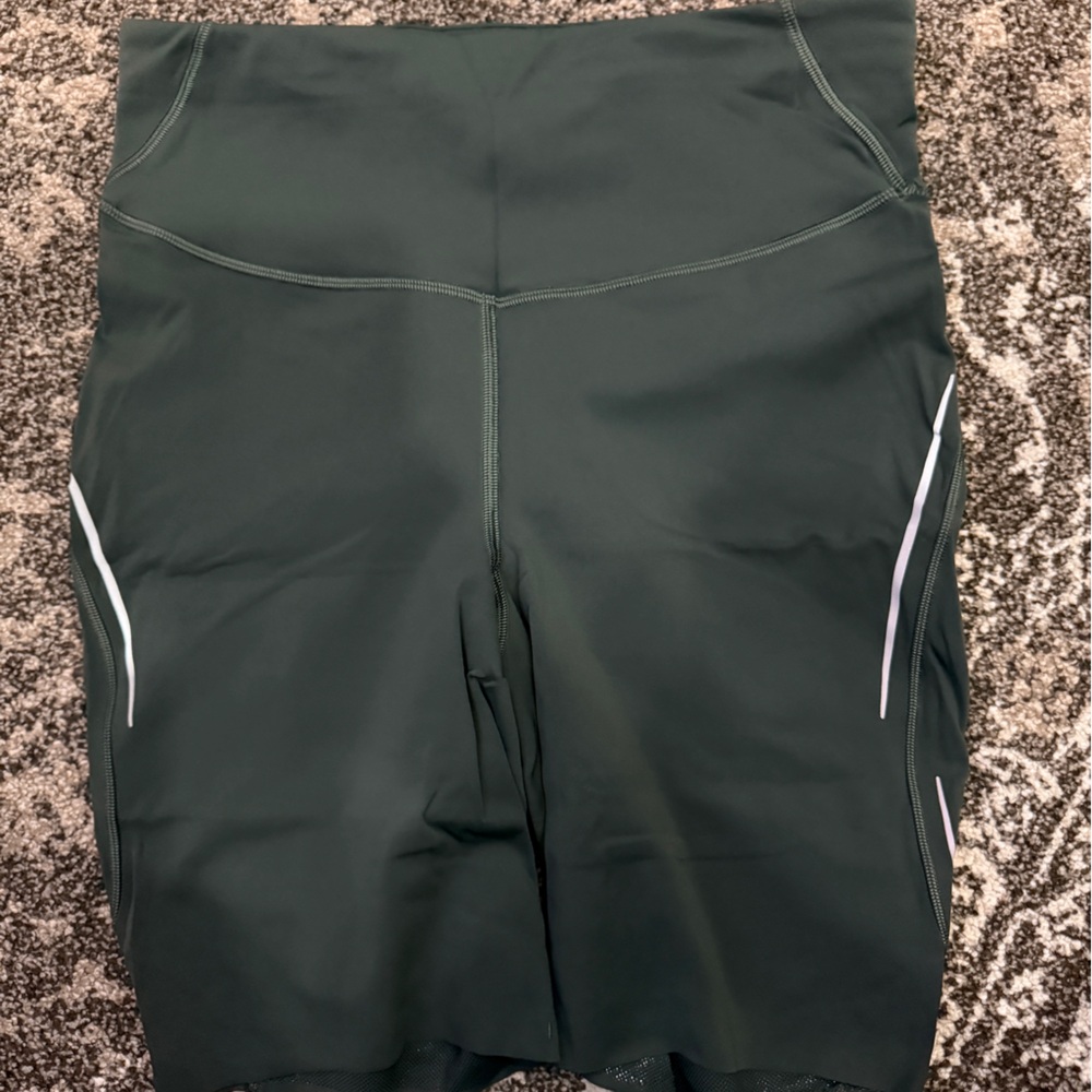 Dark Green Athletic Shorts